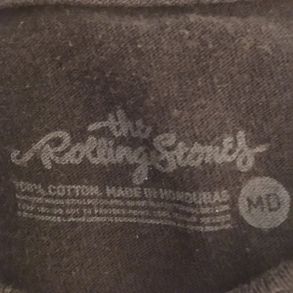 Brandy Melville John Galt Black rolling Stones top - Picture 2 of 4